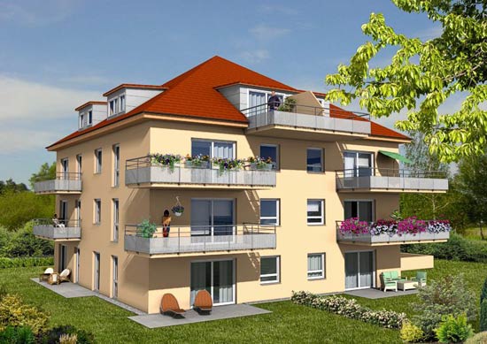 Leonberg – Moderne Eigentumswohnungen im Neubaugebiet von Leonberg